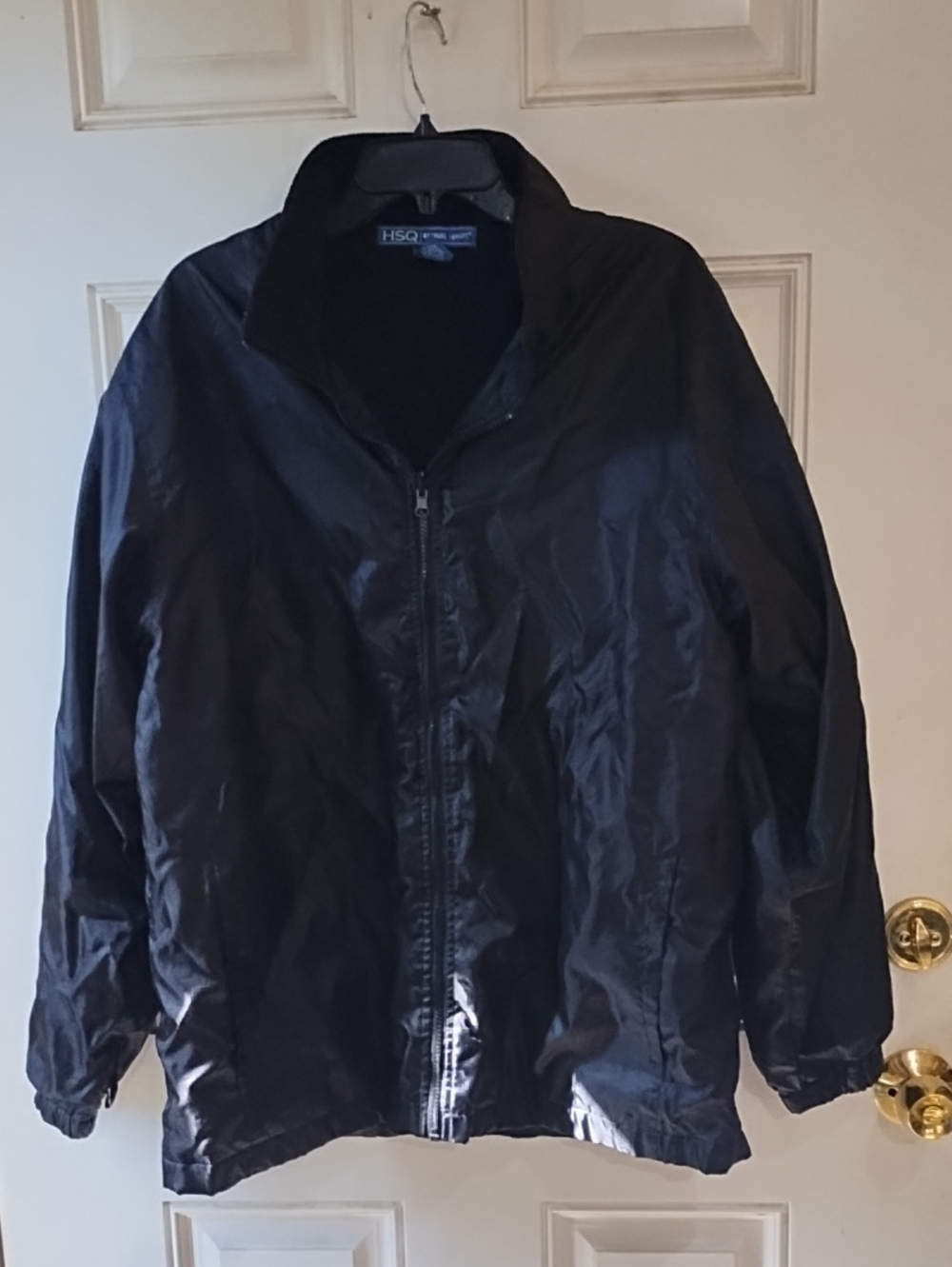 Men's Black Zip-Front Jacket